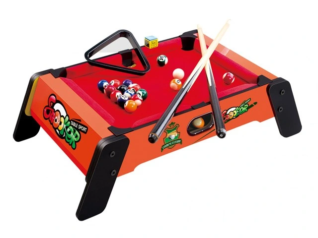 Wooden Sport Toys Mini Pool Table Snookertabletop Billiard Table for Kids