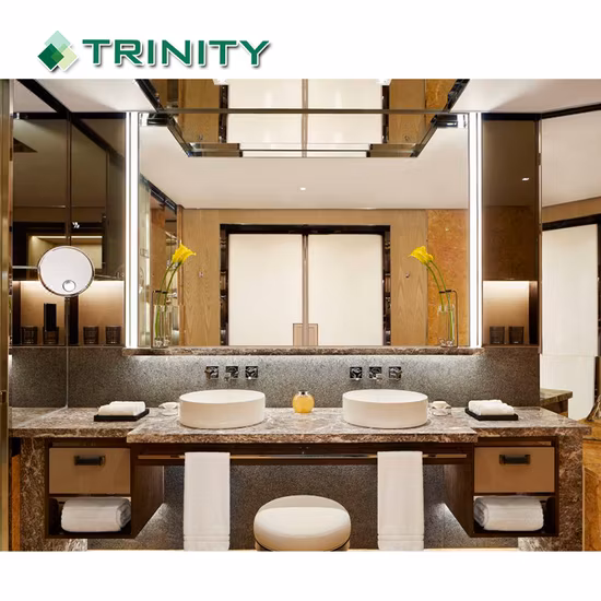 佛山の注文の工場の現代のおもてなしの寝室の家具5つ星の贅沢な標準的なホテルの部屋の家具